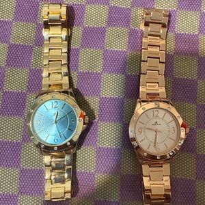 Gold and Rose Gold Watches with Crystal Accents